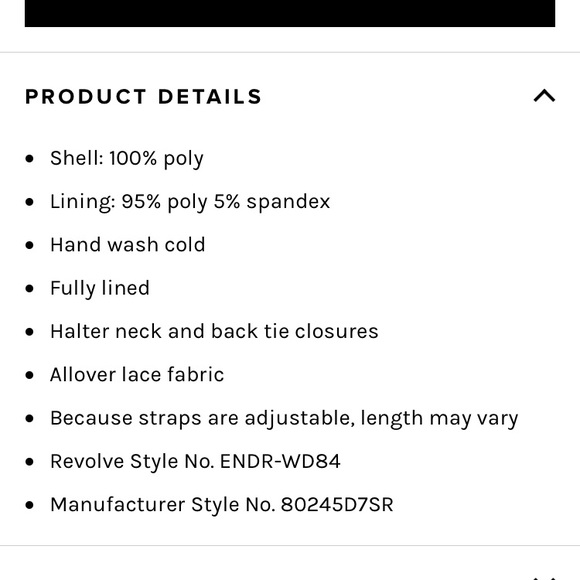 Revolve Endless Rose Honey Lace Tie Shoulder Dress - Picture 3 of 5